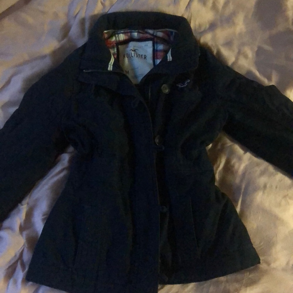 Y2K Flannel Lined Hollister Jacket